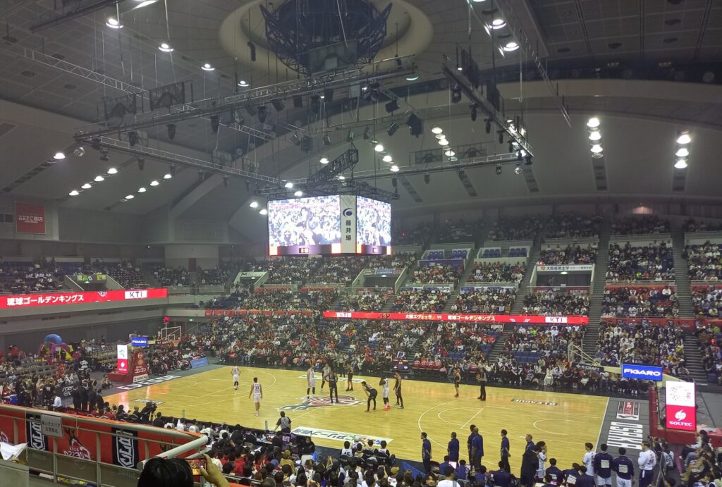 おおきにアリーナ舞洲でBリーグ観戦